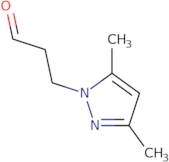 3-(3,5-Dimethyl-1H-pyrazol-1-yl)propanal hydrate