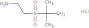 2-(2-Aminoethanesulfonyl)-2-methylpropane hydrochloride