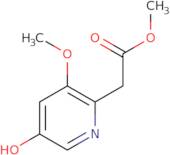 Methyl 2-(5-hydroxy-3-methoxypyridin-2-yl)acetate