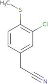 2-[3-chloro-4-(methylsulfanyl)phenyl]acetonitrile