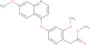 Methyl 2-(3-methoxy-5-((7-methoxyquinolin-4-yl)oxy)pyridin-2-yl)acetate