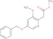 Methyl 2-(5-(benzyloxy)-3-methoxypyridin-2-yl)acetate