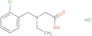 2-{[(2-Chlorophenyl)methyl](ethyl)amino}acetic acid hydrochloride