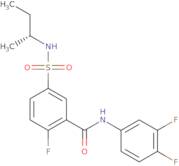 N-(3,4-Difluorophenyl)-2-fluoro-5-[[[(1R)-1-methylpropyl]amino]sulfonyl]benzamide