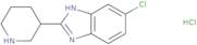 6-Chloro-2-(piperidin-3-yl)-1H-benzo[D]imidazole hydrochloride