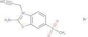 2-Amino-6-(methylsulfonyl)-3-(prop-2-yn-1-yl)benzo[D]thiazol-3-ium bromide