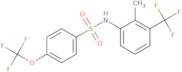 N-[2-Methyl-3-(trifluoromethyl)phenyl]-4-(trifluoromethoxy)benzenesulfonamide