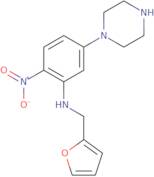 Furan-2-ylmethyl-(2-nitro-5-piperazin-1-yl-phenyl)-amine