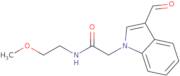 2-(3-Formyl-indol-1-yl)-N-(2-methoxy-ethyl)-acetamide