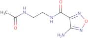 N-3'-[2-(Acetylamino)ethyl]-4-amino-1,2,5-oxadiazole-3-carboxamide