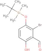 2-Bromo-3-[(tert-butyldimethylsilyl)oxy]-6-hydroxybenzaldehyde