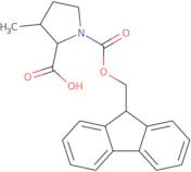 1-{[(9H-Fluoren-9-yl)methoxy]carbonyl}-3-methylpyrrolidine-2-carboxylic acid