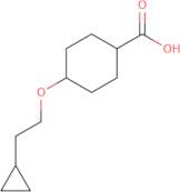 4-(2-Cyclopropylethoxy)cyclohexane-1-carboxylic acid, somers