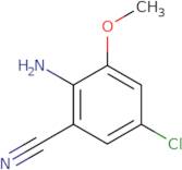 2-Amino-5-chloro-3-methoxybenzonitrile