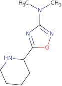 N,N-Dimethyl-5-(piperidin-2-yl)-1,2,4-oxadiazol-3-amine