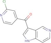 2-chloro-4-{1H-pyrrolo[3,2-c]pyridine-3-carbonyl}pyridine