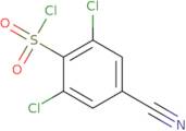 2,6-Dichloro-4-cyanobenzene-1-sulfonyl chloride