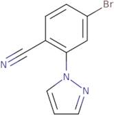 4-Bromo-2-(1H-pyrazol-1-yl)benzonitrile