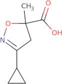 3-Cyclopropyl-5-methyl-4,5-dihydro-1,2-oxazole-5-carboxylic acid