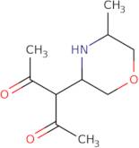 3-(5-Methylmorpholin-3-yl)pentane-2,4-dione