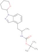 tert-Butyl ((2R)-1-(1-(tetrahydro-2H-pyran-2-yl)-1H-indazol-4-yl)propan-2-yl)carbamate