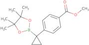 Methyl 4-(1-(4,4,5,5-tetramethyl-1,3,2-dioxaborolan-2-yl)cyclopropyl)benzoate