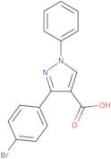 3-(4-bromophenyl)-1-phenyl-1H-pyrazole-4-carboxylic acid