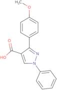 3-(4-Methoxyphenyl)-1-phenyl-1H-pyrazole-4-carboxylic acid