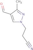 3-(4-Formyl-3-methyl-1H-pyrazol-1-yl)propanenitrile