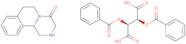 (S)-2,3,6,7-tetrahydro-1H-pyrazino[2,1-a]isoquinolin-4(11bH)-one (2S,3S)-2,3-bis(benzoyloxy)succ...