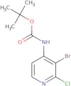 (3-Bromo-2-chloro-pyridin-4-yl)-carbamic acid tert-butyl ester