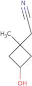 2-(3-Hydroxy-1-methylcyclobutyl)acetonitrile