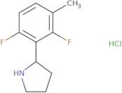 2-(2,6-Difluoro-3-methylphenyl)pyrrolidine hydrochloride