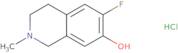 6-Fluoro-2-methyl-1,2,3,4-tetrahydroisoquinolin-7-ol hydrochloride