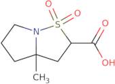 rac-(2R,3aS)-3a-Methyl-1,1-dioxo-hexahydro-1λ6-pyrrolo[1,2-b][1,2]thiazole-2-carboxylic acid