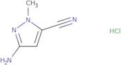 3-Amino-1-methyl-1H-pyrazole-5-carbonitrile hydrochloride