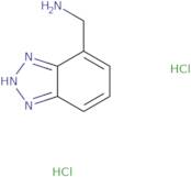 (1H-1,2,3-Benzotriazol-4-yl)methanamine dihydrochloride