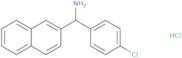 (4-Chlorophenyl)(naphthalen-2-yl)methanamine hydrochloride