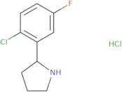 2-(2-Chloro-5-fluorophenyl)pyrrolidine hydrochloride