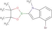 4-Bromo-1-methyl-2-(4,4,5,5-tetramethyl-1,3,2-dioxaborolan-2-yl)-indole