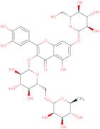 Quercetin 3- O- rutinoside- 7- O- glucoside