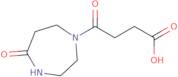 4-Oxo-4-(5-oxo-1,4-diazepan-1-yl)butanoic acid