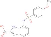 7-{[(4-Methoxyphenyl)sulfonyl]amino}-1H-indole-2-carboxylic acid