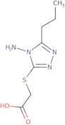 2-[(4-Amino-5-propyl-4H-1,2,4-triazol-3-yl)sulfanyl]acetic acid