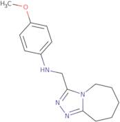 4-Methoxy-N-({5H,6H,7H,8H,9H-[1,2,4]triazolo[4,3-a]azepin-3-yl}methyl)aniline