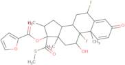 Des-fluoromethyl S-methyl fluticasone furoate