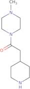 1-(4-Methylpiperazin-1-yl)-2-(piperidin-4-yl)ethan-1-one