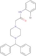 2-(4-(diphenylmethyl)piperazinyl)-N-(2-bromophenyl)ethanamide