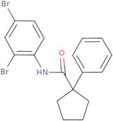 N-(2,4-dibromophenyl)(phenylcyclopentyl)formamide