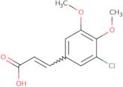 (2E)-3-(3-Chloro-4,5-dimethoxyphenyl)prop-2-enoic acid